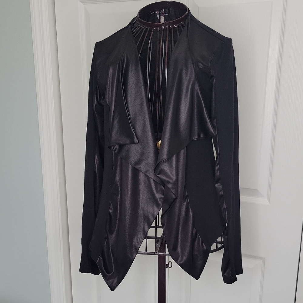 Elegant Black Women's Soft Blazer Size Medium (Fits Like a Small)